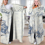 This Is My Reading Blanket - Personalized Book Wearable Blanket