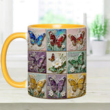 Love Butterflies - Personalized Butterfly Accent Mug