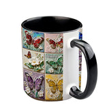 Love Butterflies - Personalized Butterfly Accent Mug