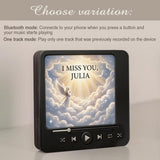 I Miss You - Personalized Memorial Custom Shape Music Magnet
