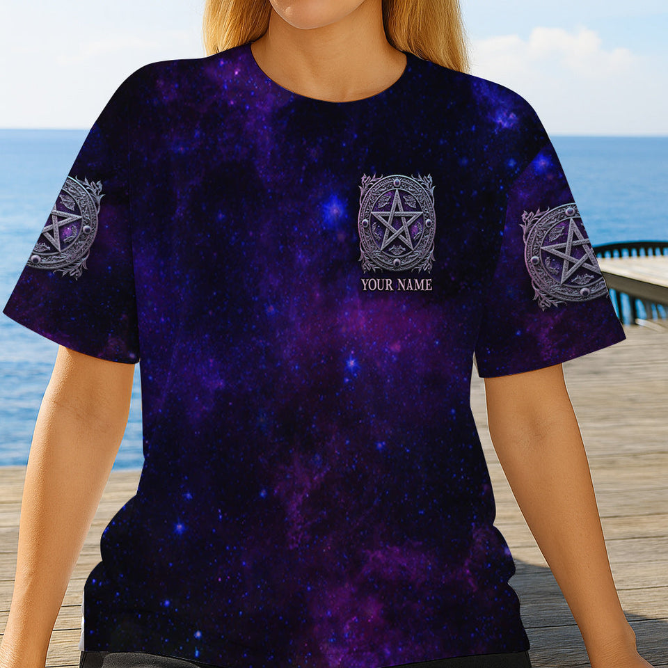 Witch Symbol - Personalized Witch All Over Shirt