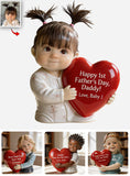 Perfect Father's Day Gift - Personalized Father Custom Shaped Acrylic Plaque