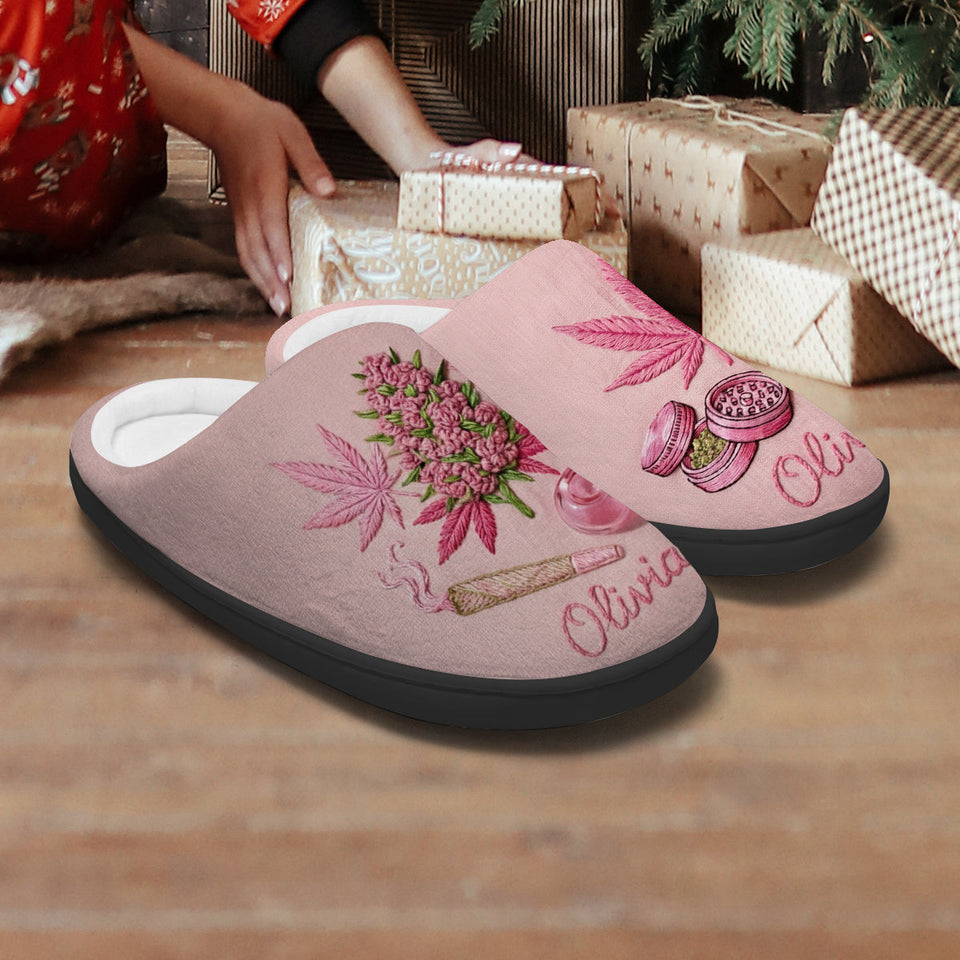 Stoners & Smokers - Personalized Weed Slippers