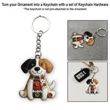 Dog Breeds Christmas Quilt - Personalized Dog Ornament