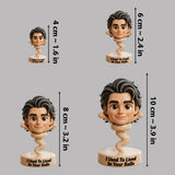 Any Photo Used To Lived In Your Balls Funny Gift For Dad - Personalized Father Premium 3D Figurine