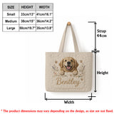 Peeking Pet - Personalized Dog Quilted Tote Bag