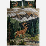 Love Hunting - Personalized Hunting Quilt Set