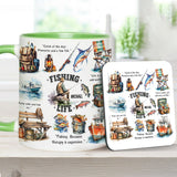 Love Fishing - Personalized Fishing Accent Mug