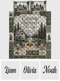 Camping Partners For Life - Personalized Camping Quilt Set