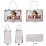 Mother's Day Gift, Custom From Any Photo - Personalized Mother Leather Handbag