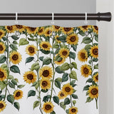 Cute Cats And Sunflowers - Personalized Cat Blackout Window Curtain/ Drapes Set