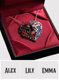You & Me We Got This - Personalized Skull Custom Shaped Pendant Necklace