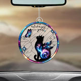 I Am Always With You - Personalized Cat Custom Shaped Car Ornament