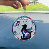 I Am Always With You - Personalized Cat Custom Shaped Car Ornament