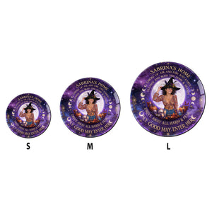 Only Good May Enter Here - Personalized Witch Table Custom Shape