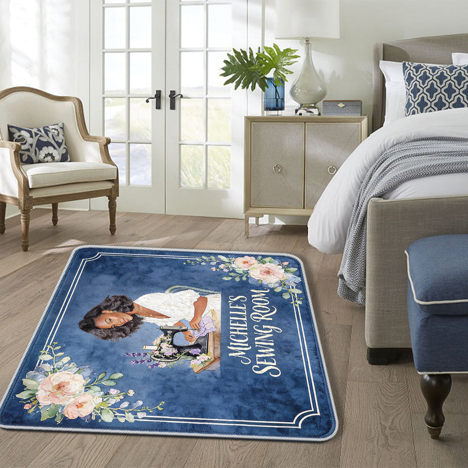 Sewing Room - Personalized Sewing Non-Slip Tufted Rug