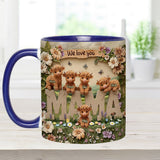 Cute Highland Cow Mama - Personalized Mother Accent Mug