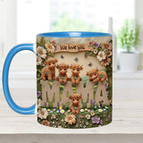 Cute Highland Cow Mama - Personalized Mother Accent Mug
