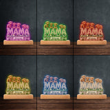 Cute Highland Cow Mama - Personalized Mother Custom Shaped Acrylic Plaque