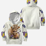 Love Highland Cow - Personalized Highland Cow Hoodie and Leggings