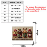Christmas Dog - Personalized Dog Non-Slip Tufted Rug
