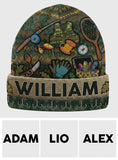 Love Fishing - Personalized Fishing Beanie Hat