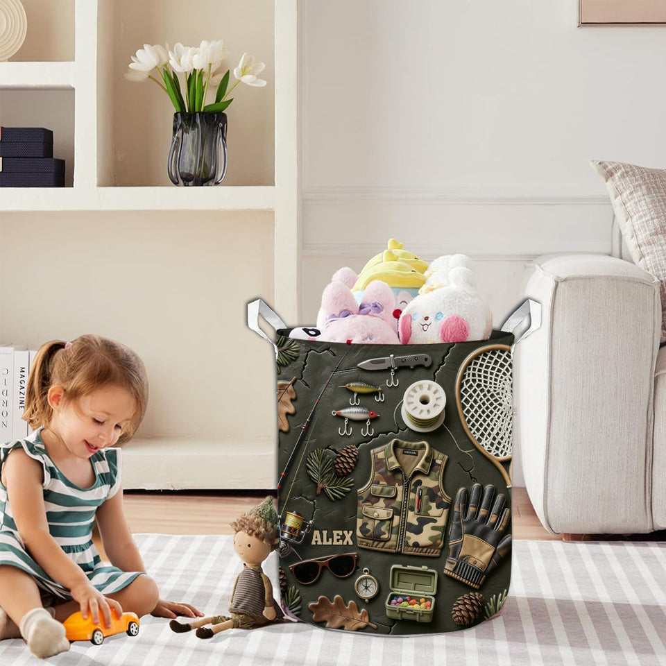 Love Fishing - Personalized Fishing Storage Basket