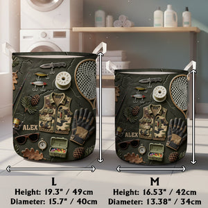 Love Fishing - Personalized Fishing Storage Basket