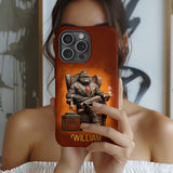 Whiskey & Cigar Gorilla - Personalized Whisky Full Print Phone Case