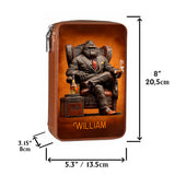 Whiskey & Cigar Gorilla - Personalized Whisky Travel Cigar Humidor Case