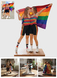 Custom Any Photo Couple Gift - Personalized LGBT Support Custom Shaped Acrylic Plaque