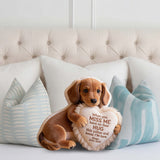 Custom From Photo - When You Miss Me - Personalized Memorial Faux Fur Shaped Pillow