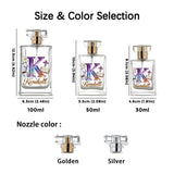 Initial Letter Aesthetic - Personalized Self Love Refillable Perfume Bottle