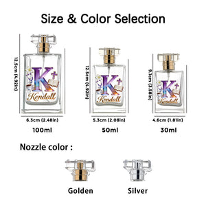Initial Letter Aesthetic - Personalized Self Love Refillable Perfume Bottle