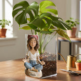 Zen Garden - Where Peace Grows - Personalized Hippie Acrylic Pot