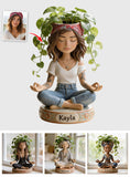 Zen Garden - Where Peace Grows - Personalized Hippie Acrylic Pot