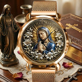 Hail Mary - Personalized Christian Women Hand Watch