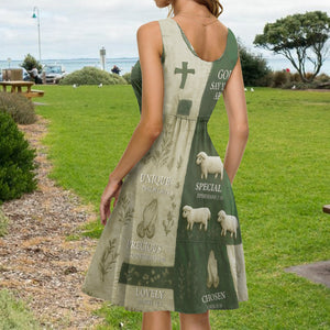 God Say You Are - Personalized Christian Sleeveless Dress