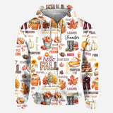 Hello Fall - Personalized Autumn All Over Shirt