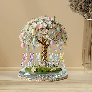 Grandma's Peeps - Personalized Grandma Custom Shaped Acrylic Plaque