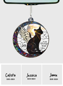 I Am Always With You - Personalized Cat Custom Shaped Car Ornament
