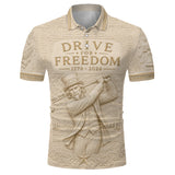 Drive For Freedom - Personalized Golf Polo Shirt
