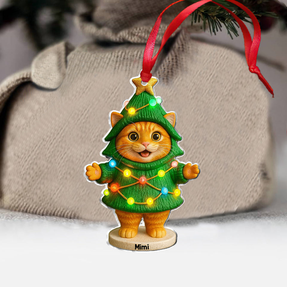 Pet Christmas - Personalized Dog Ornament