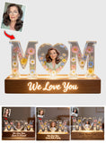 Custom Any Photo, Best Gift For Mom - Personalized Mother Shaped Led Night Light