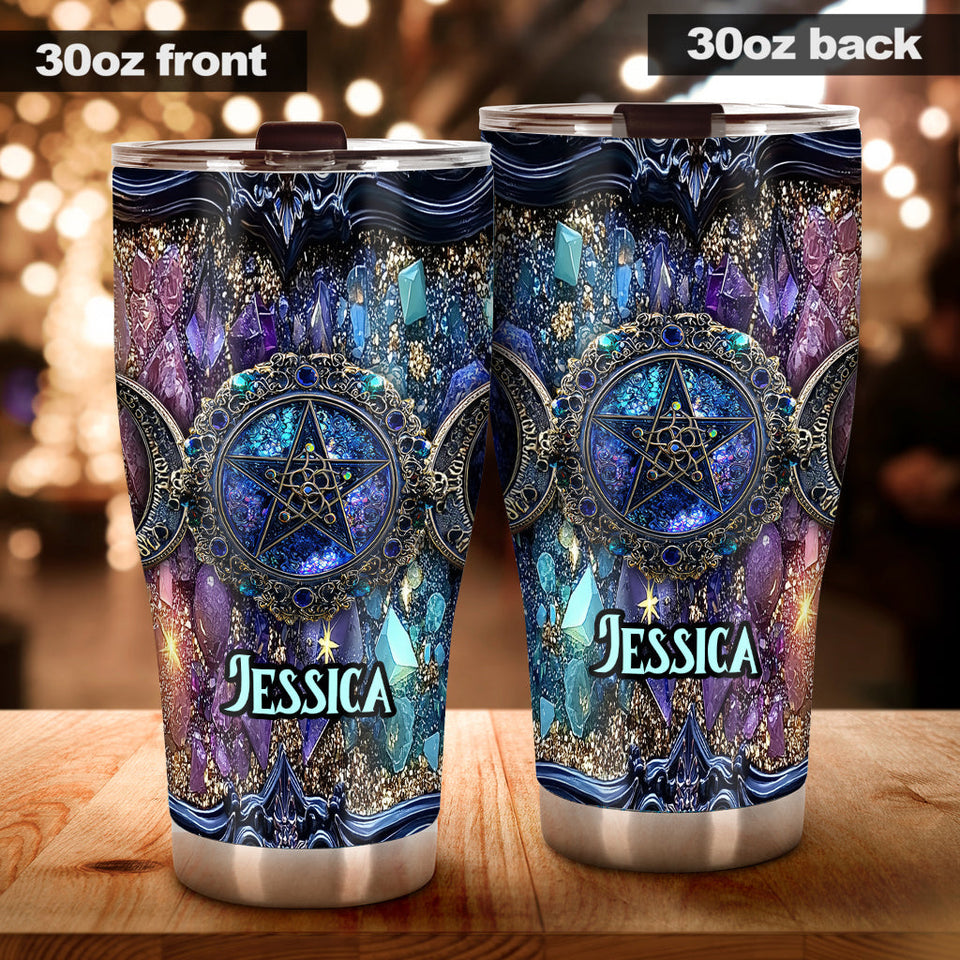 Tripple Moon - Personalized Witch Tumbler