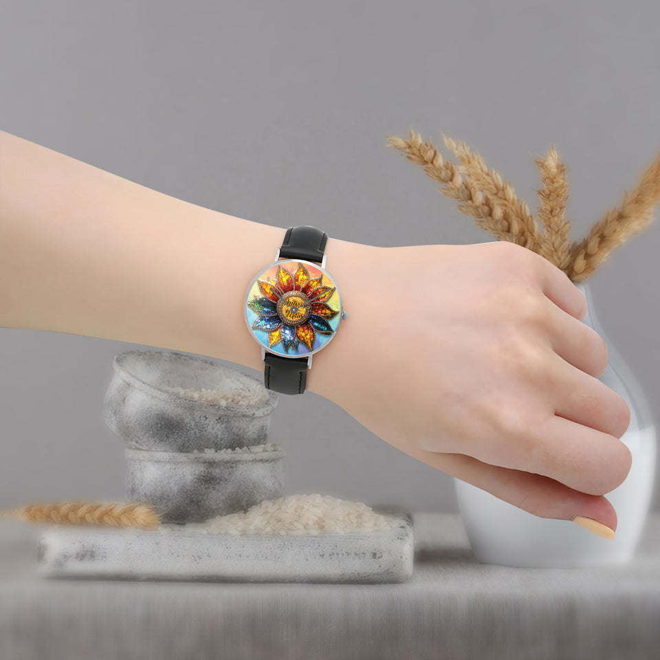Maman d'un enfant autiste - Montre-bracelet personnalisée pour la sensibilisation à l'autisme