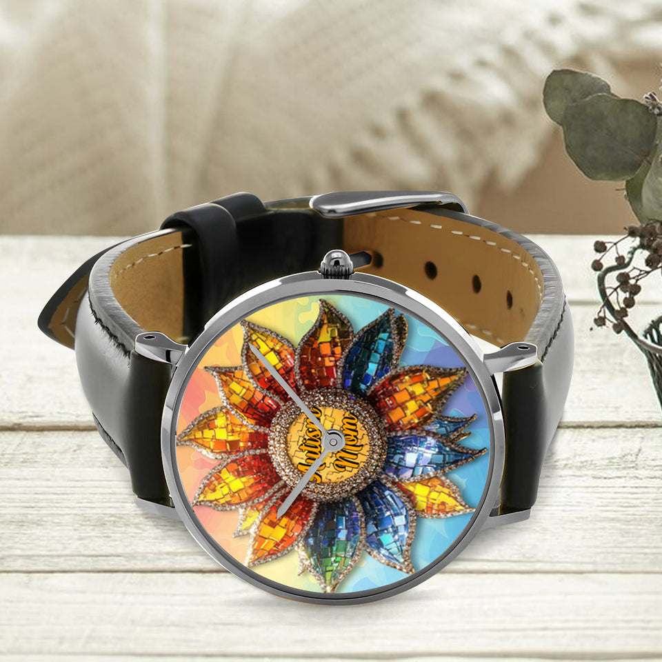 Maman d'un enfant autiste - Montre-bracelet personnalisée pour la sensibilisation à l'autisme