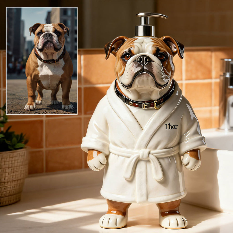 Luxury Pet Spa - Personalized Dog Soap Dispenser