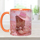 Floral Cowgirl - Personalized Cowgirl Accent Mug