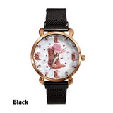 Floral Cowgirl - Personalized Cowgirl Women Hand Watch